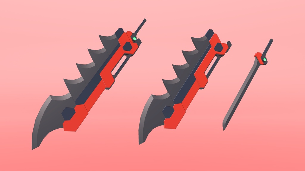 VRChat向けオリジナル3Dモデル フランベルクツヴァイ