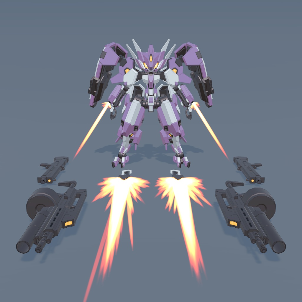 VRChat向けオリジナル3Dモデル アスカロンEX