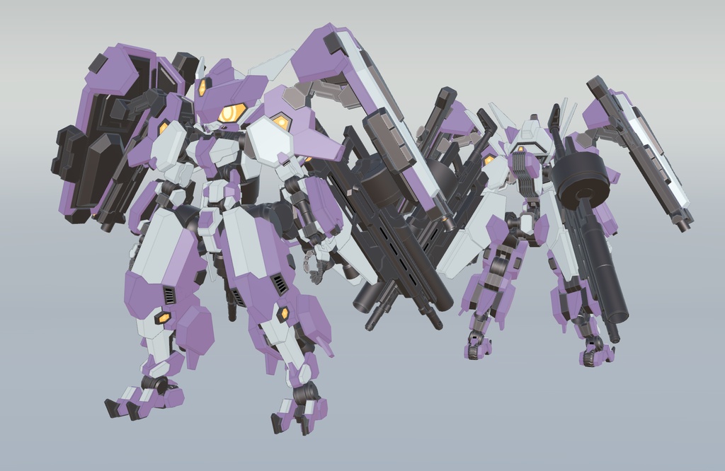 VRChat向けオリジナル3Dモデル アスカロンEX