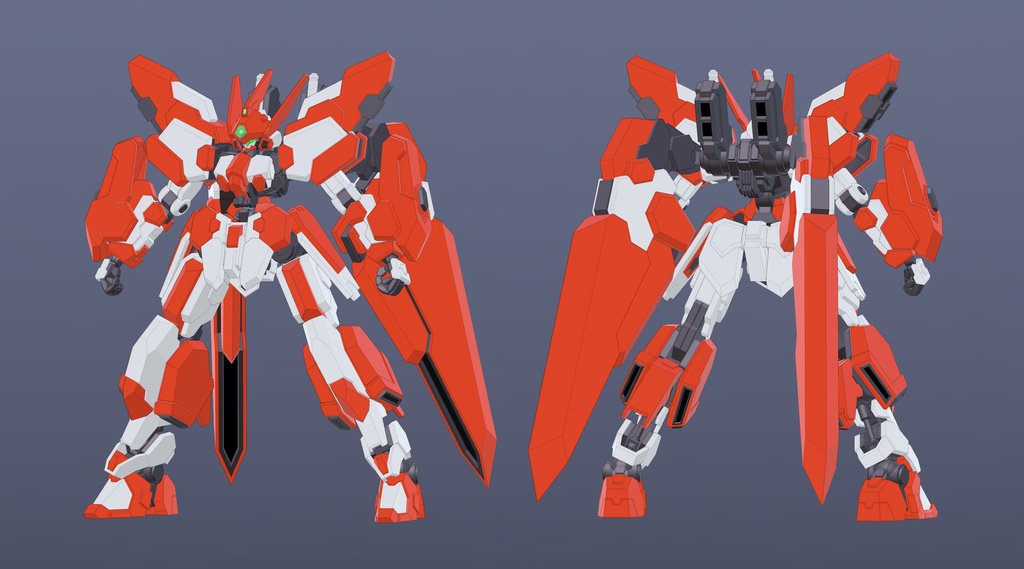 ベルーガⅡ 強襲突撃仕様/標準仕様 VRChat向けオリジナル3Dモデル