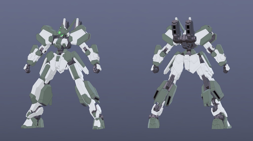 ベルーガⅡ 強襲突撃仕様/標準仕様 VRChat向けオリジナル3Dモデル