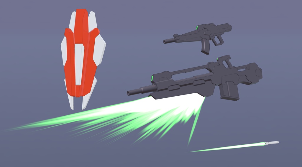 ベルーガⅡ 強襲突撃仕様/標準仕様 VRChat向けオリジナル3Dモデル