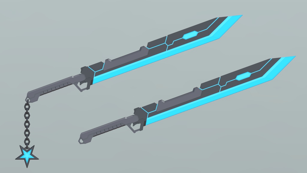 サイバーソード VRChat向けオリジナル3Dモデル