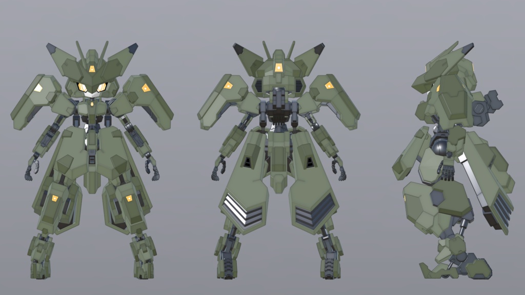 ムラクモ VRChat向けオリジナル3Dモデル