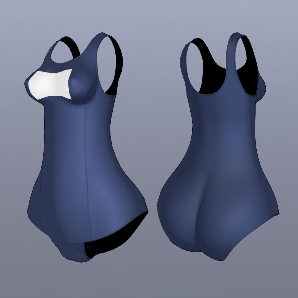 HV3Body対応アバター用衣装 スクール水着