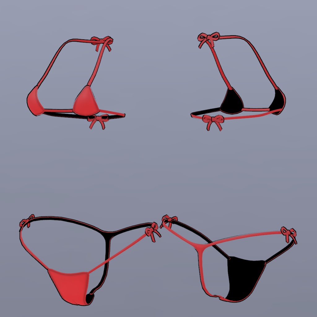 HV3Body対応アバター用衣装 マイクロビキニ