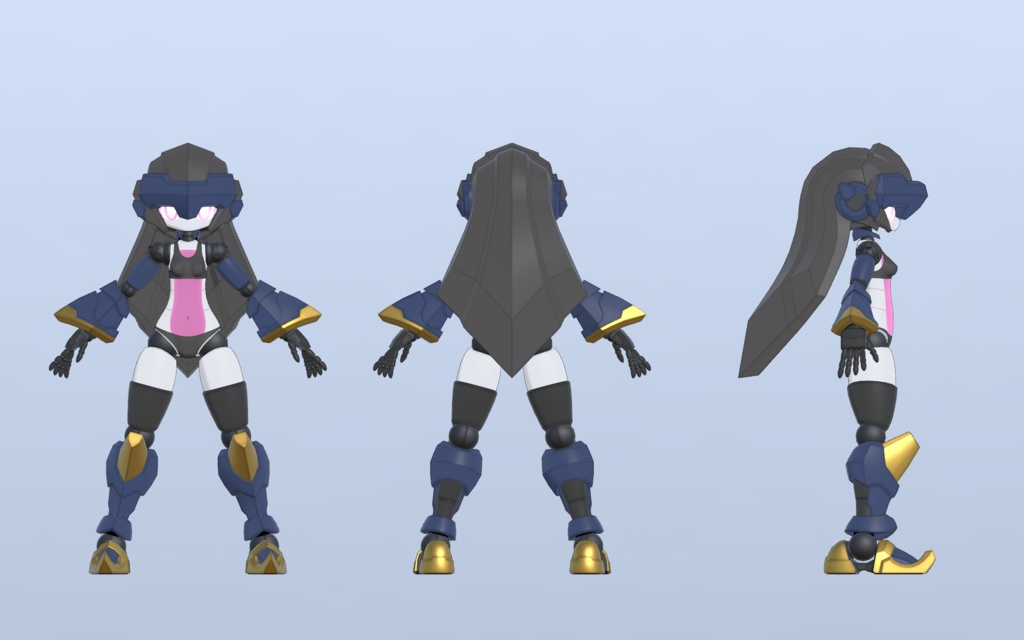 ミスティルテイン(Misteltein)VRChat向けオリジナル3Dモデル