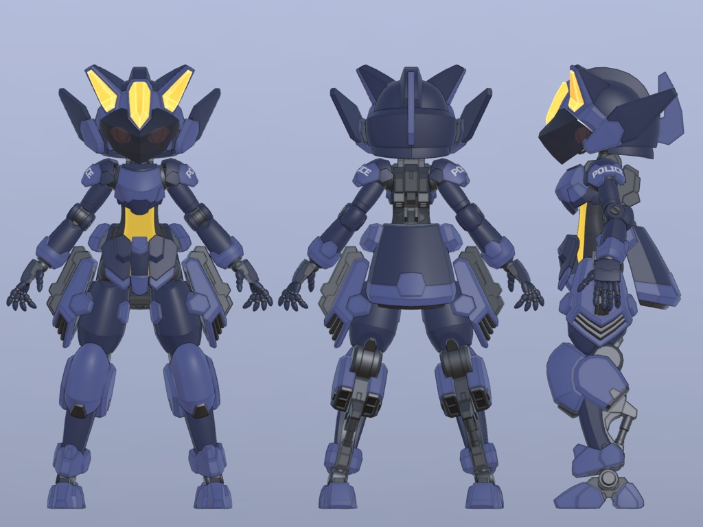 ガラティン(Galatyn) VRChat向けオリジナル3Dモデル