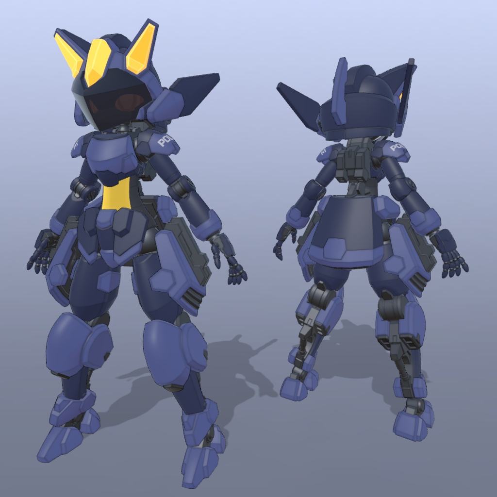 ガラティン(Galatyn) VRChat向けオリジナル3Dモデル