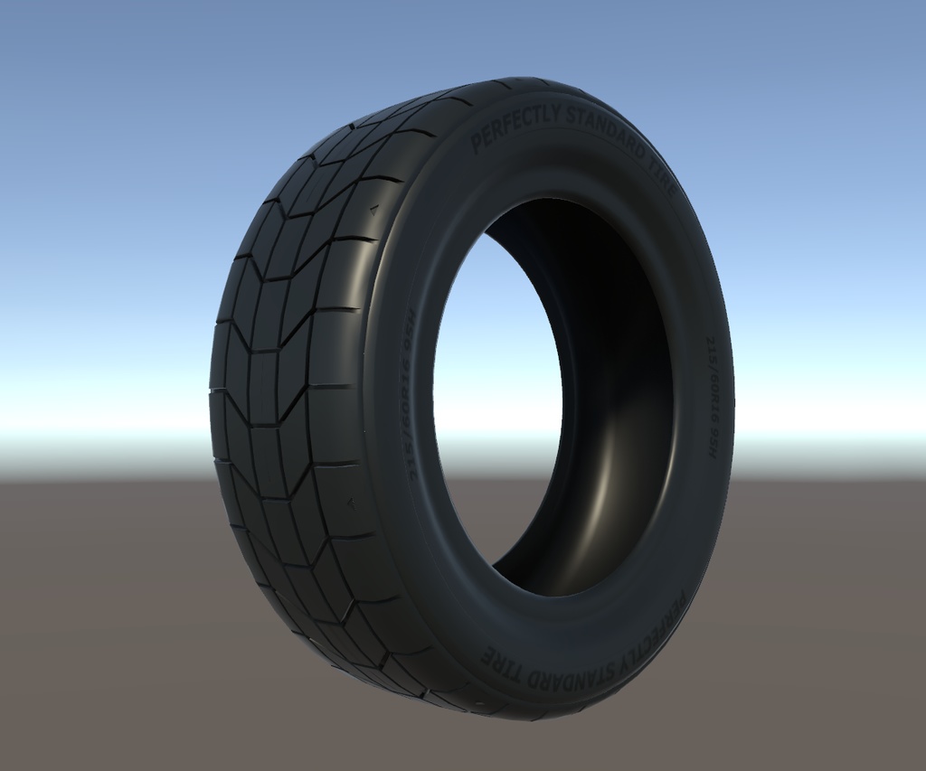 VRChat向け3Dモデル　タイヤ