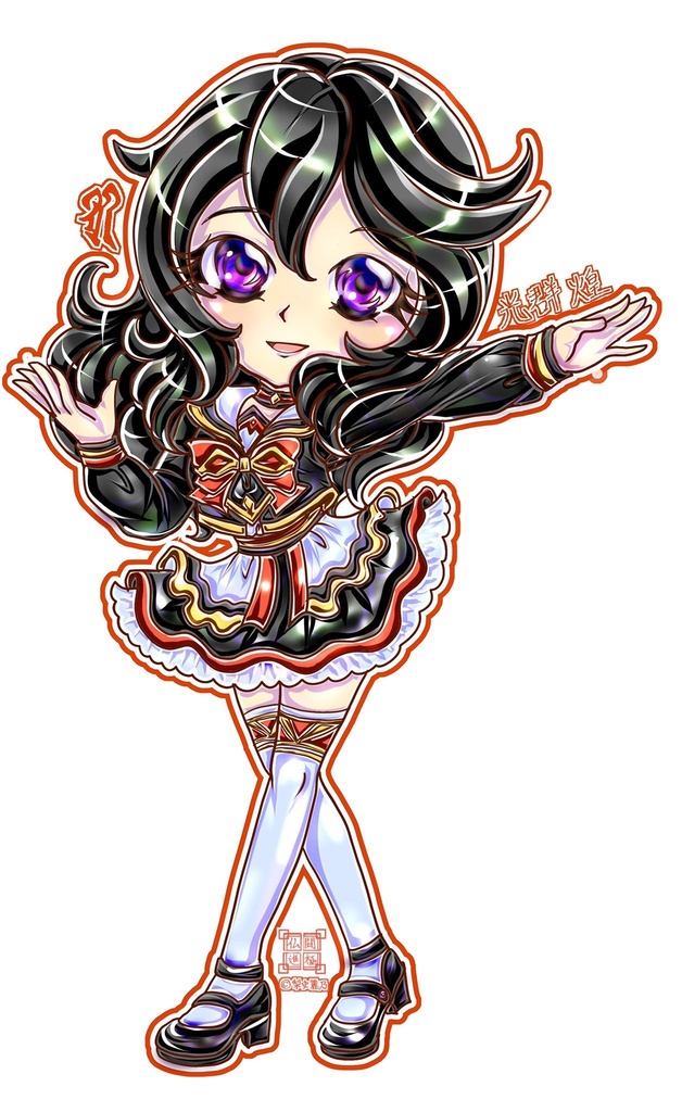 仏闘進極 俗装(冬服)/およばれすたいる マグネット 8種