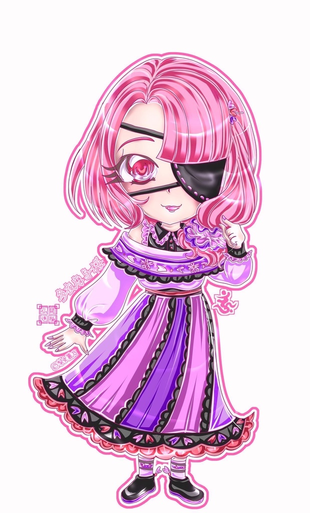 仏闘進極 俗装(冬服)/およばれすたいる マグネット 8種