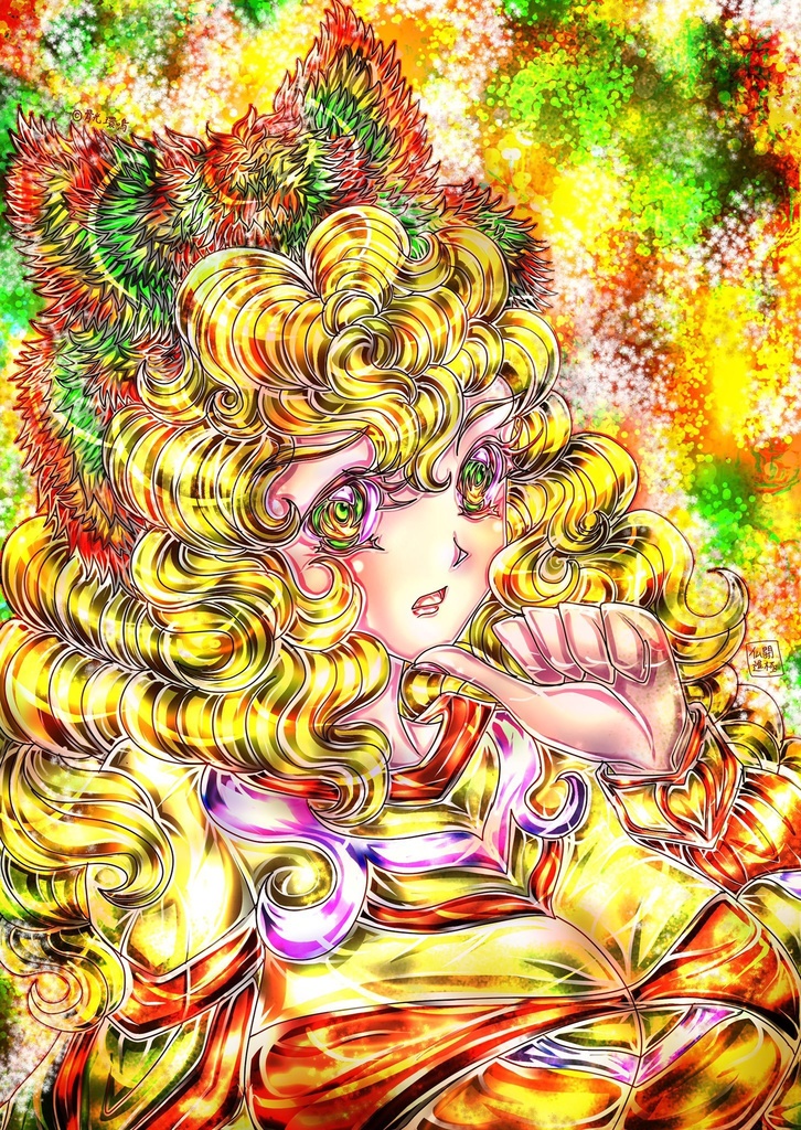 仏闘進極faceupdrawing蕩羅