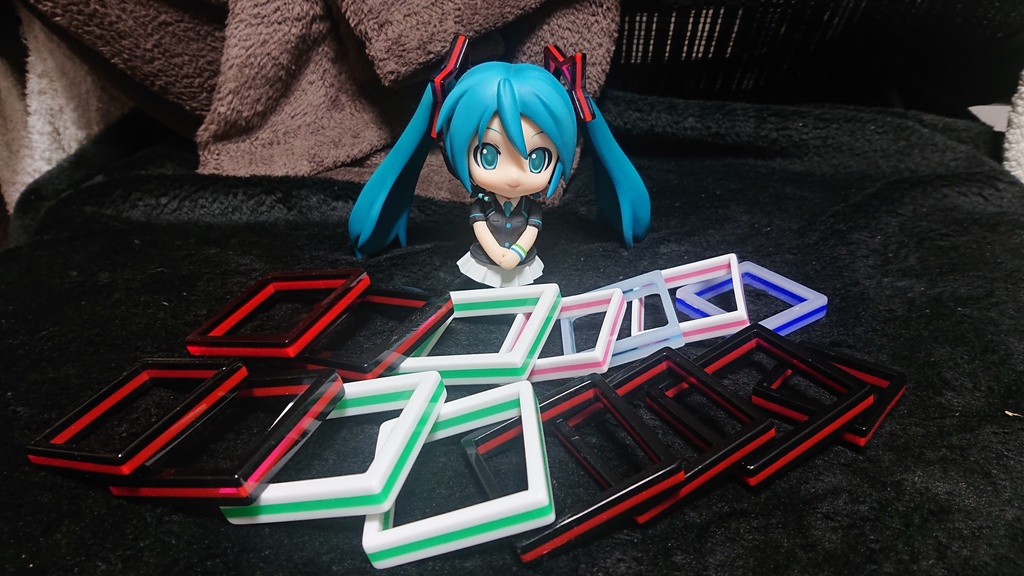 大きめ髪飾りストラップ
