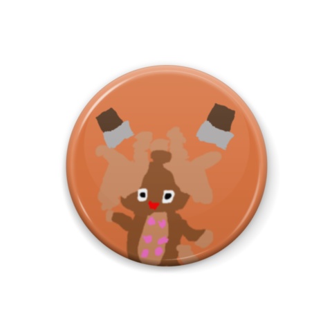 ジュウニシ缶バッチ~チョコモウ~