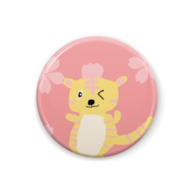 ジュウニシ缶バッチ~モモトラ~