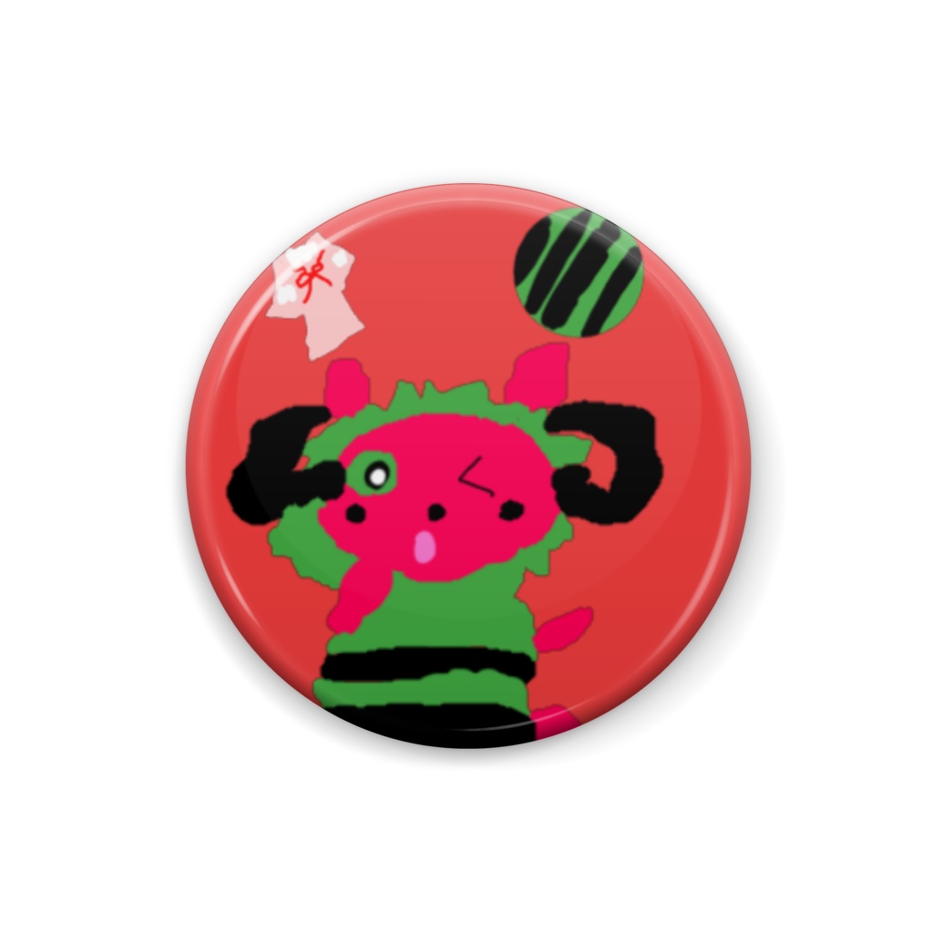 ジュウニシ缶バッチ～メスカ〜