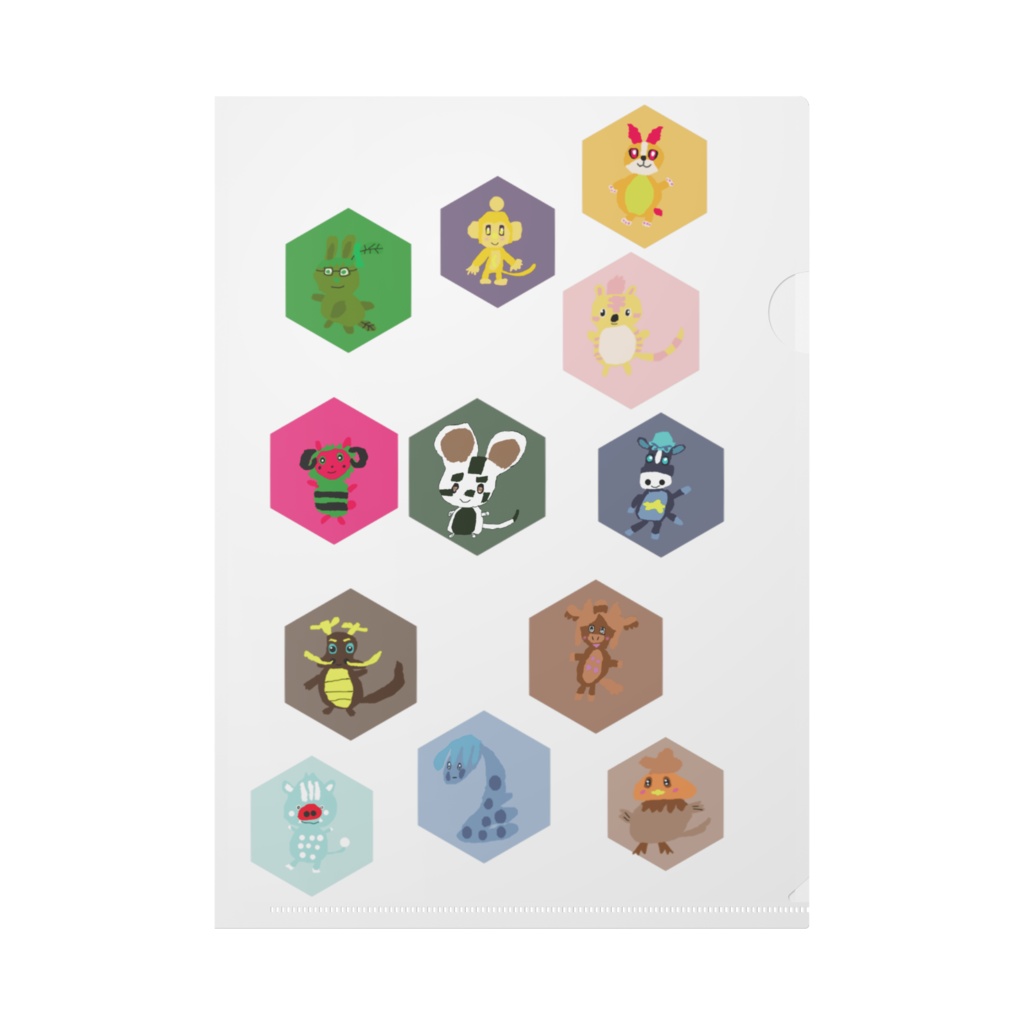 ジュウニシ クリアファイル A4