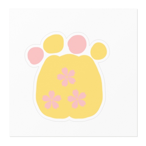 ジュウニシ族 モモトラ ケモマーク ステッカー