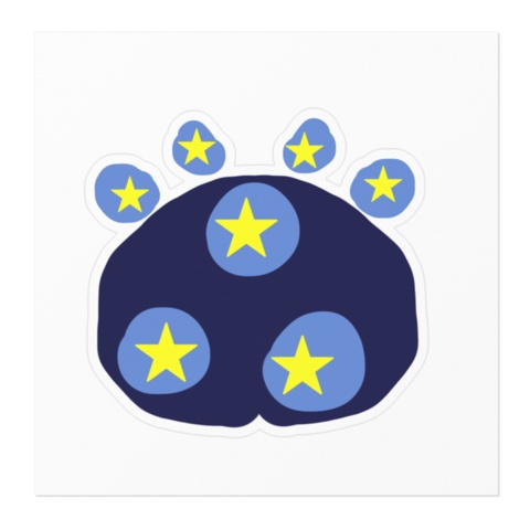 ジュウニシ族 ナスター ステッカー