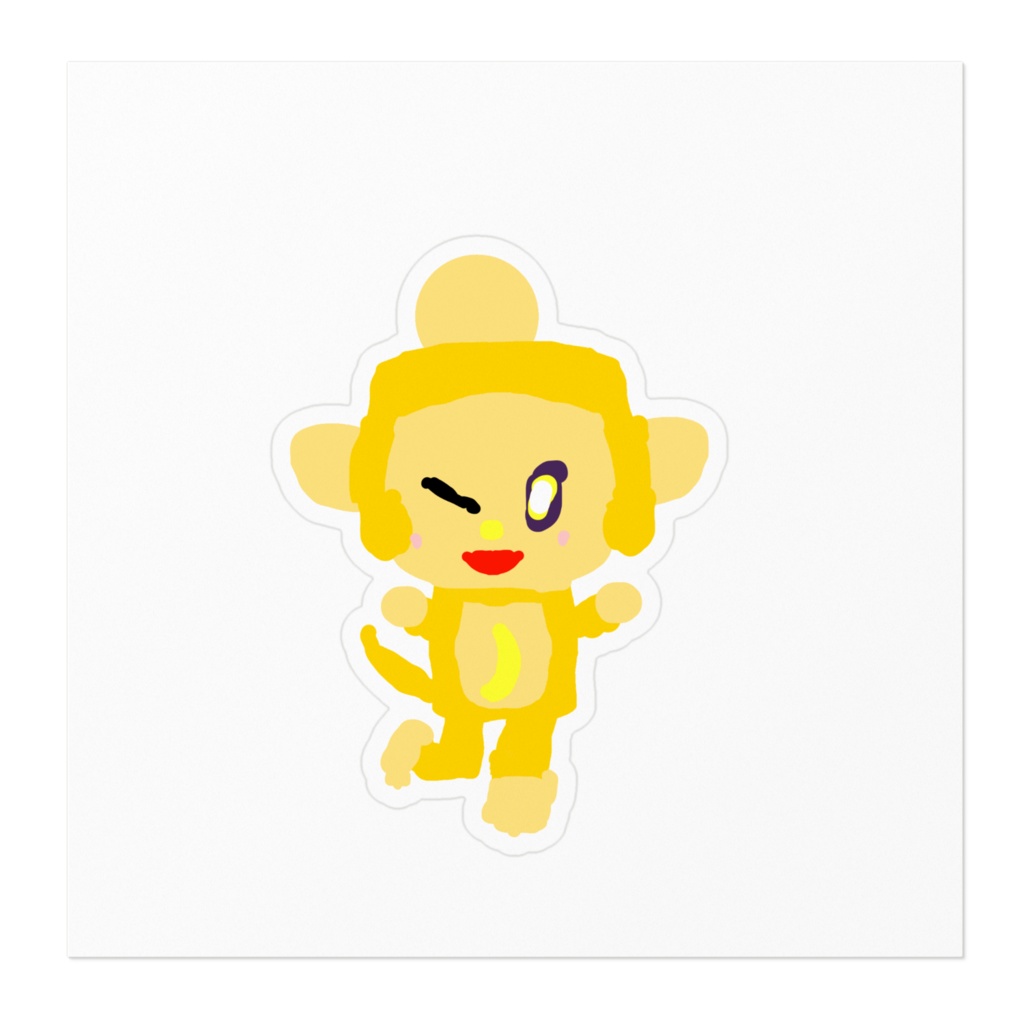 ジュウニシ族 ムンキー ステッカー