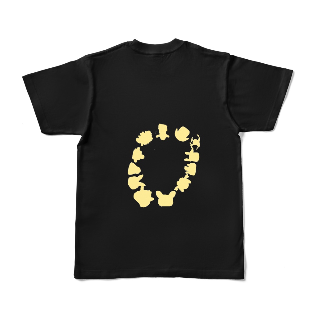 ケモフド ジュウニシ族 Tシャツ 黒ver