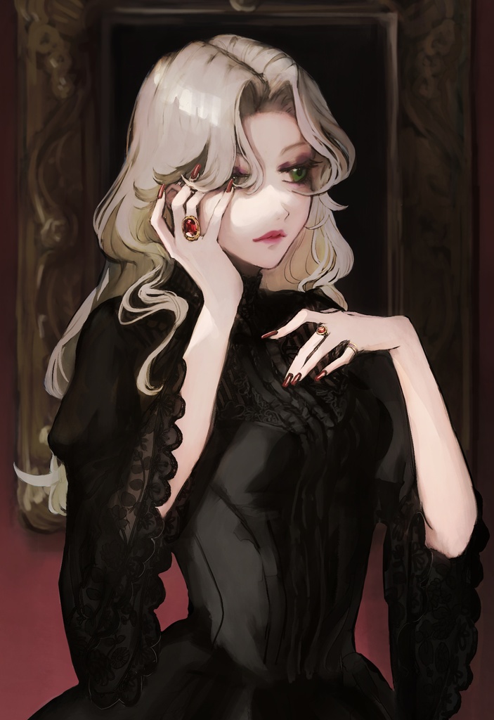 【受注】呪われた魔女達の宝石の指輪