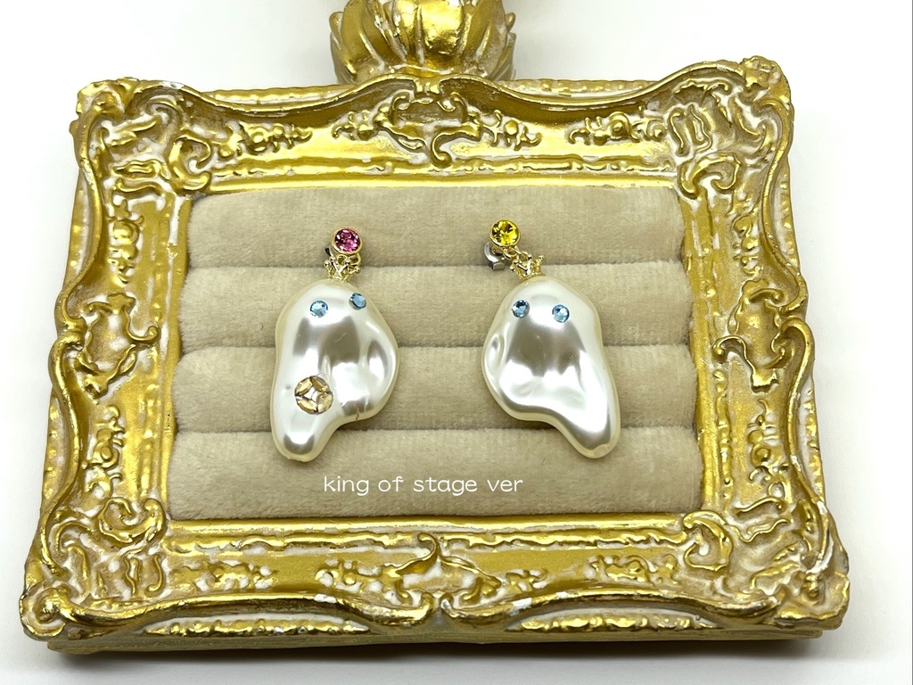 【10/31まで】ゴーストナイトのゴーストちゃんピアスRemix