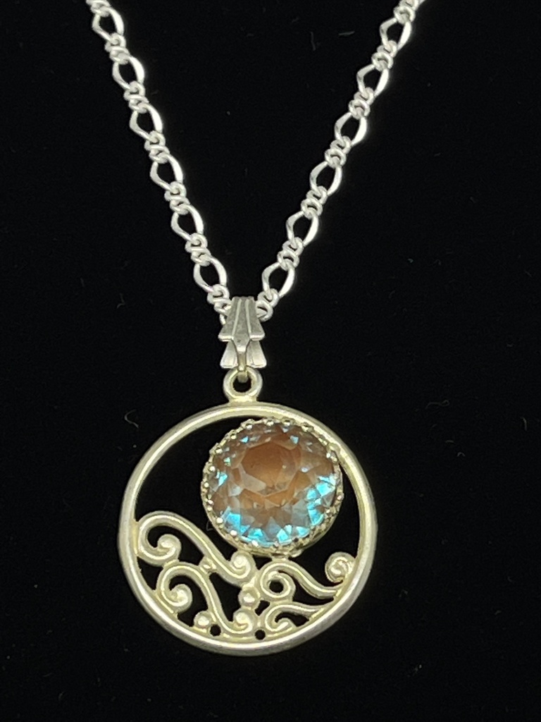 ヴィンテージサフィレットのネックレス〜Nereid〜