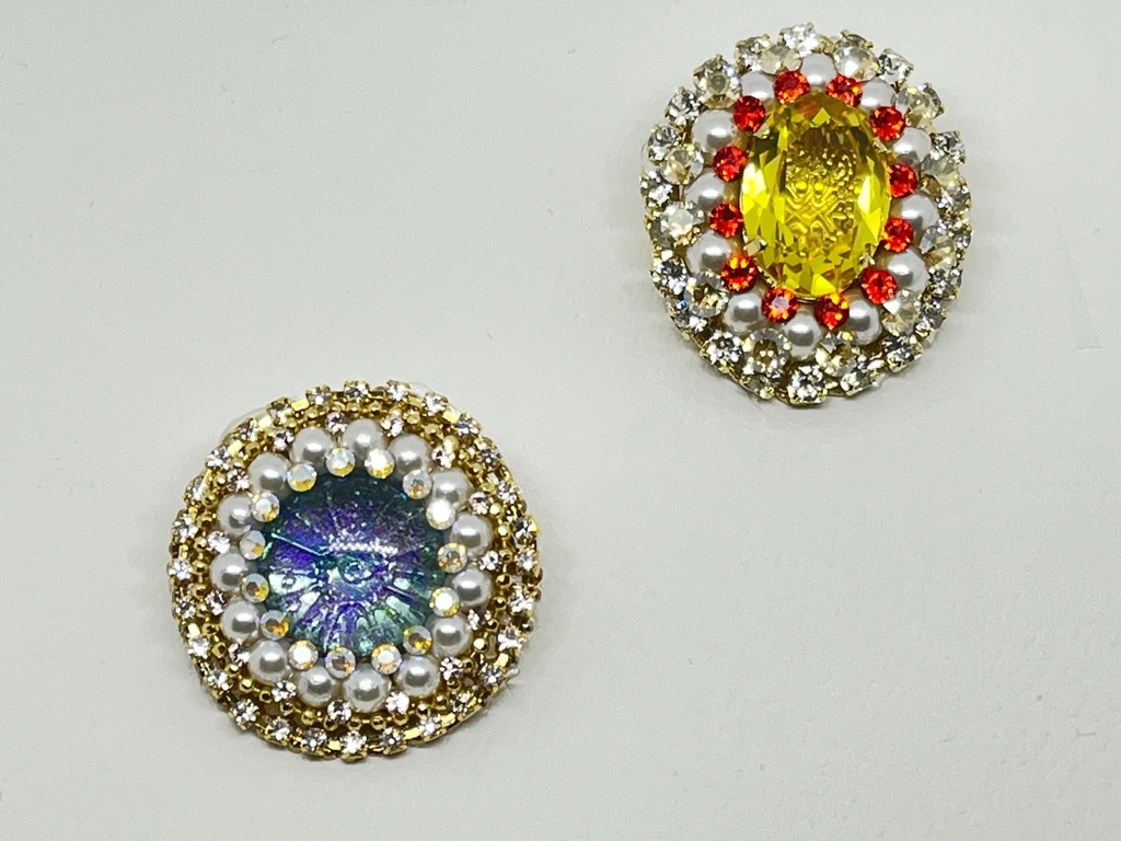 【Gallery】【ソレイユ企画展2】ロゼットのブローチ
