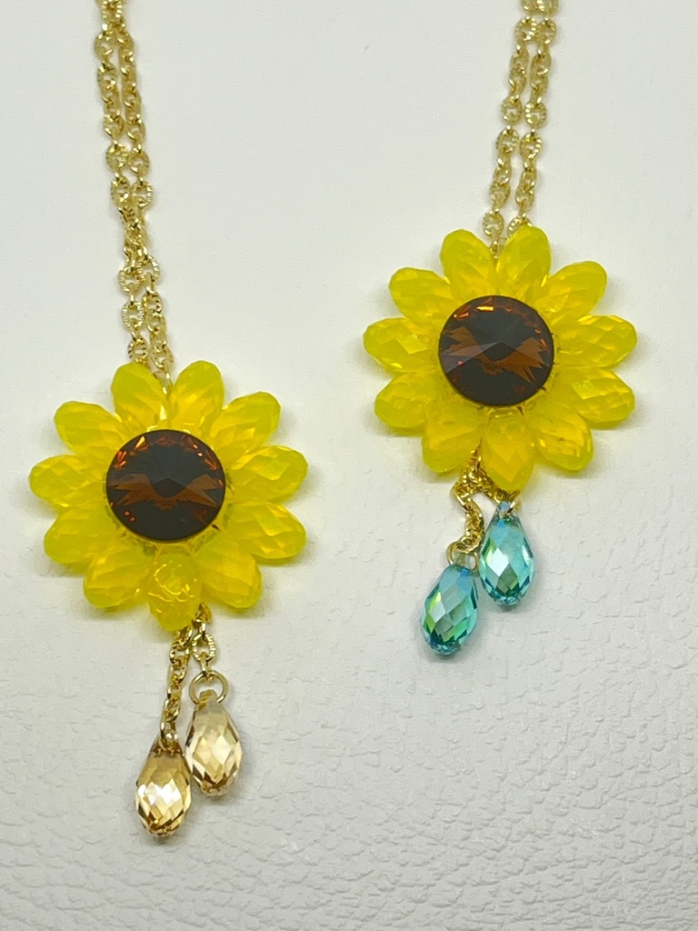 【ソレイユ企画展】ヒマワリのネックレス