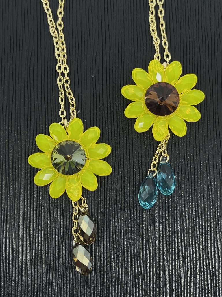 【ソレイユ企画展】ヒマワリのネックレス