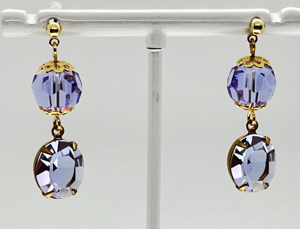 アレキサンドライトのピアス【イヤリング可】