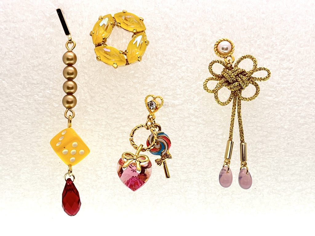 リズムの合間のピアスセット