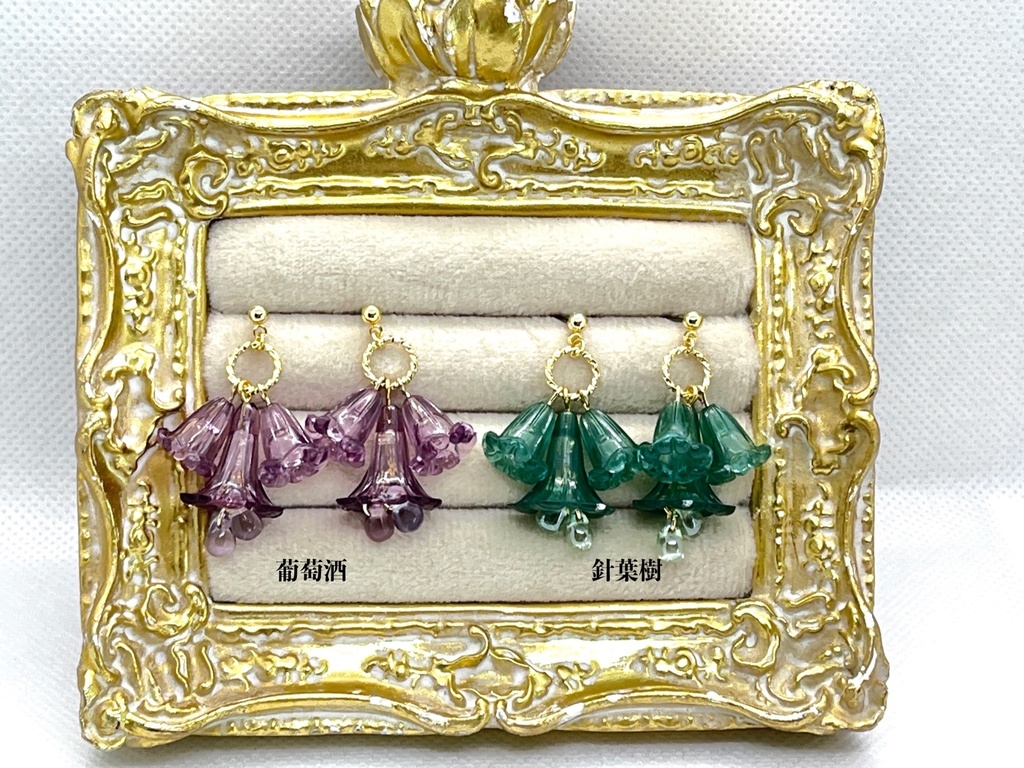 【ソレイユ企画展4】フラワーワルツのピアス【イヤリング可】