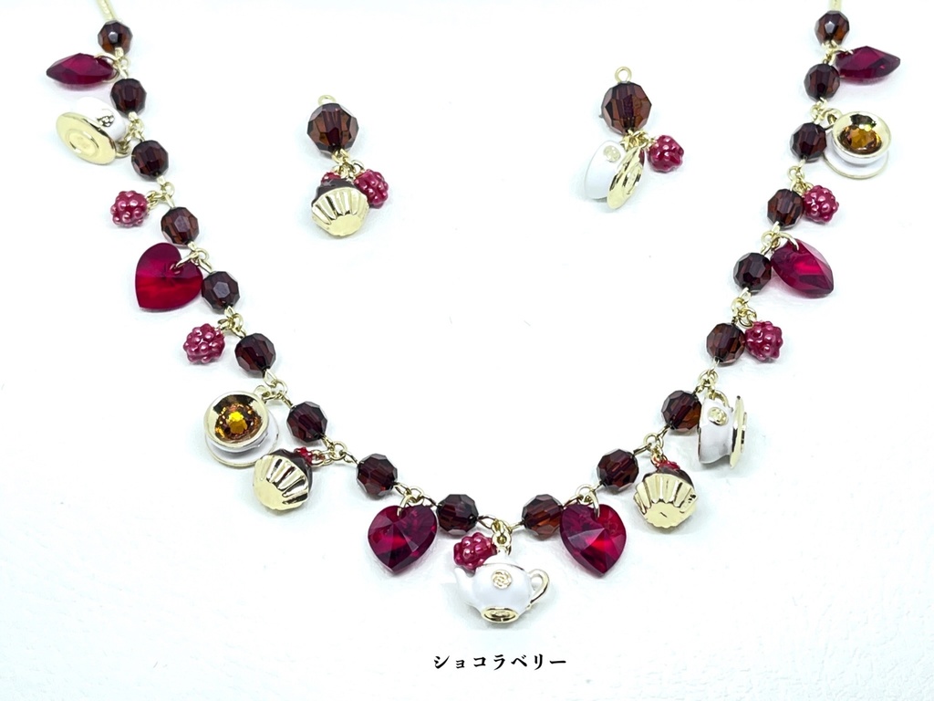 煌めく昼下がりのお茶会のアクセサリーセット