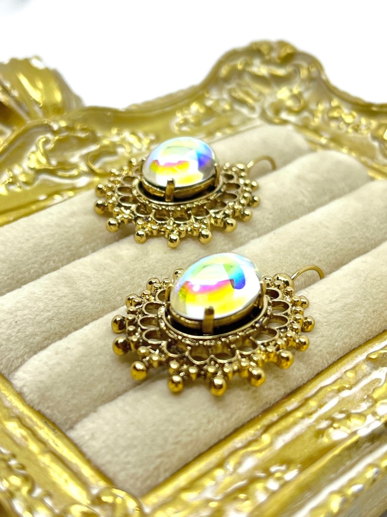 シャボン玉のピアス