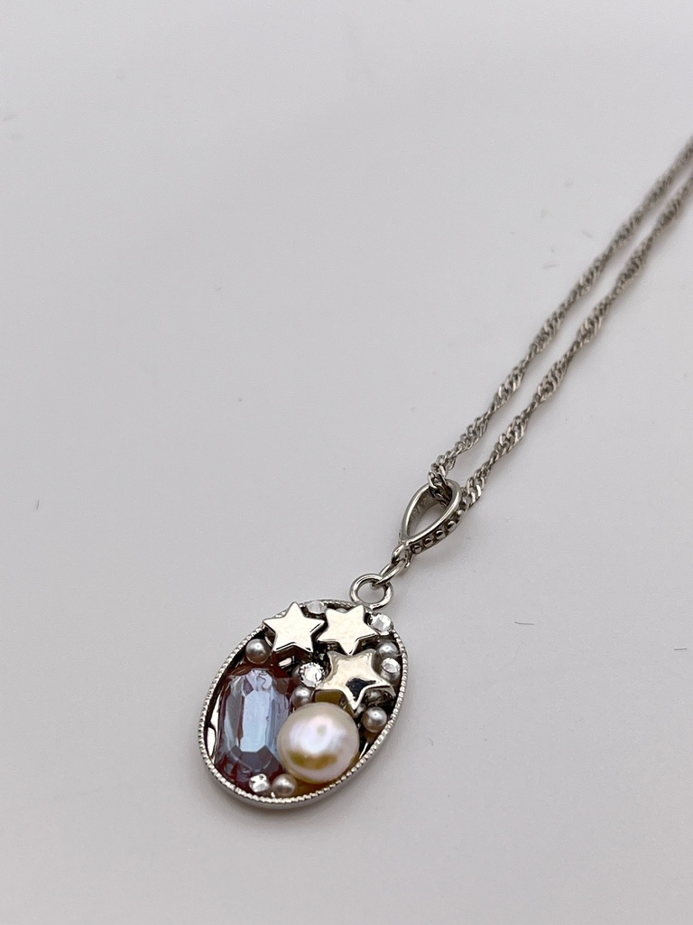 【Gallery】銀月夜のネックレス