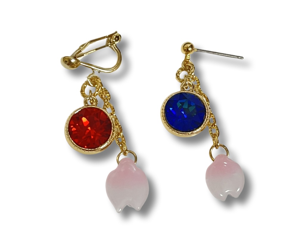 誉の桜のピアス