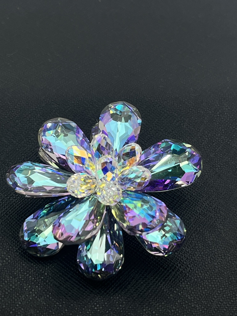 虹の花のブローチ