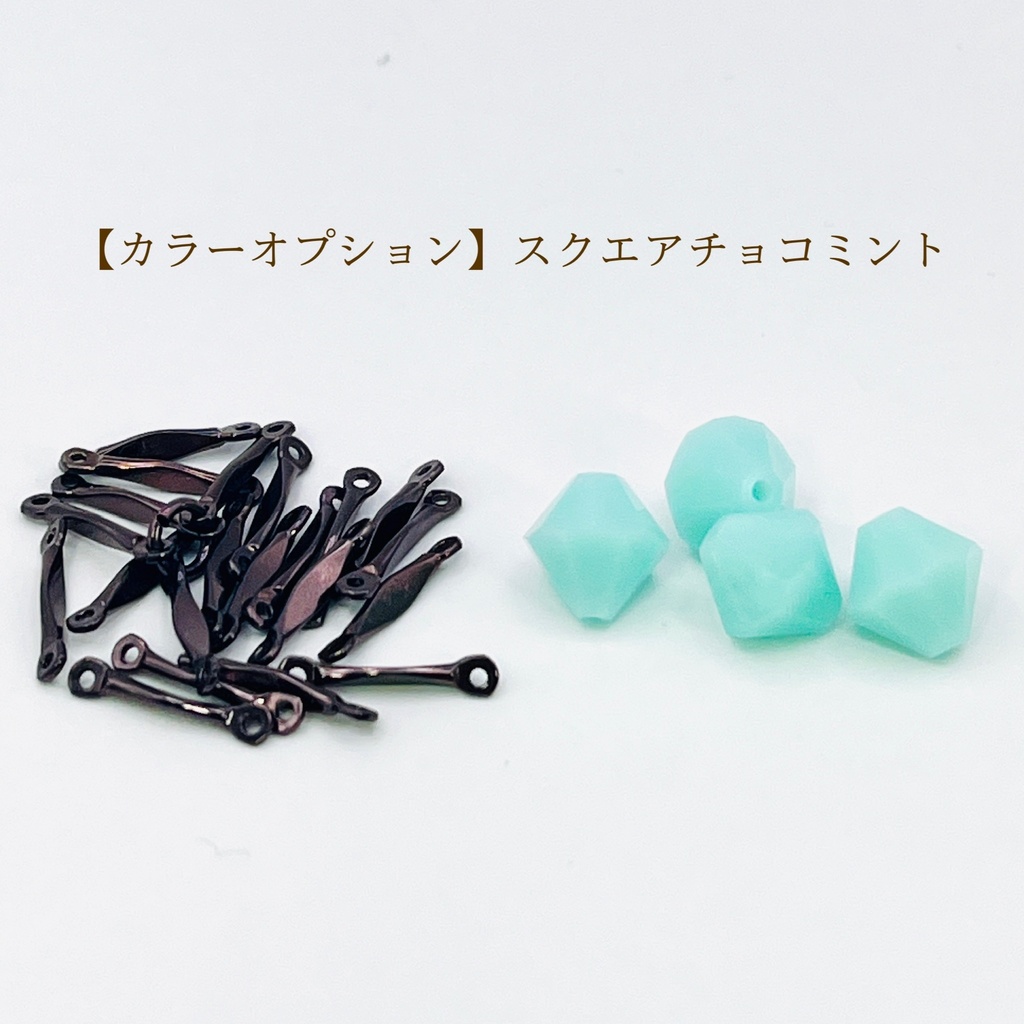 【受注】チョコレートカラーのレース襟のネックレス