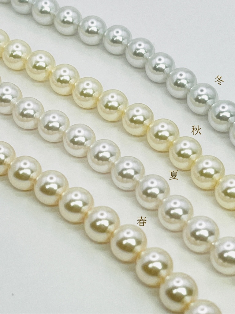 【受注】春夏秋冬のパールネックレス