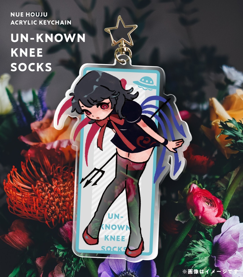 封獣ぬえ 透けアクキー UNKNOWN KNEE SOCKS