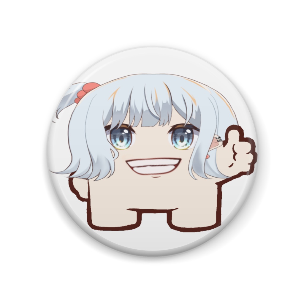 あたらめやめてね缶バッチ