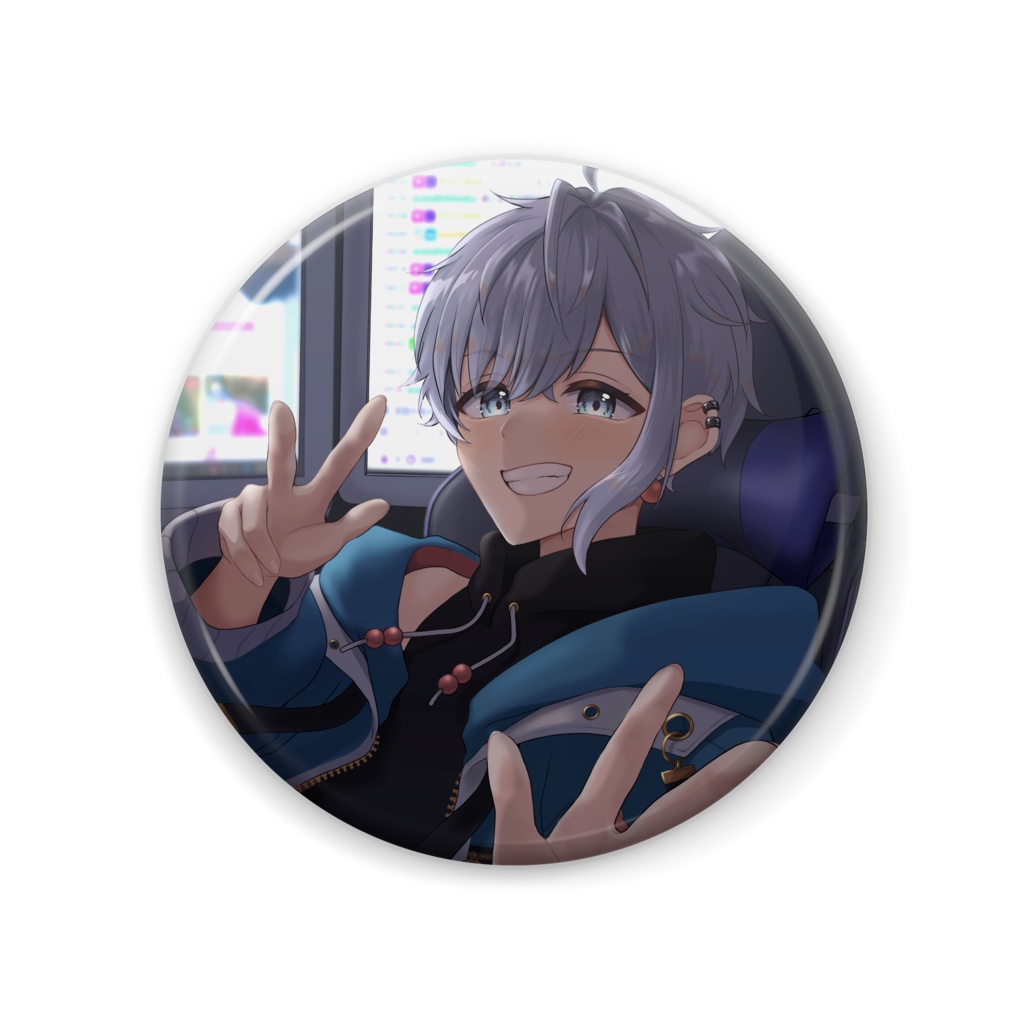 あたらめ三周年記念缶バッチ(57mm)