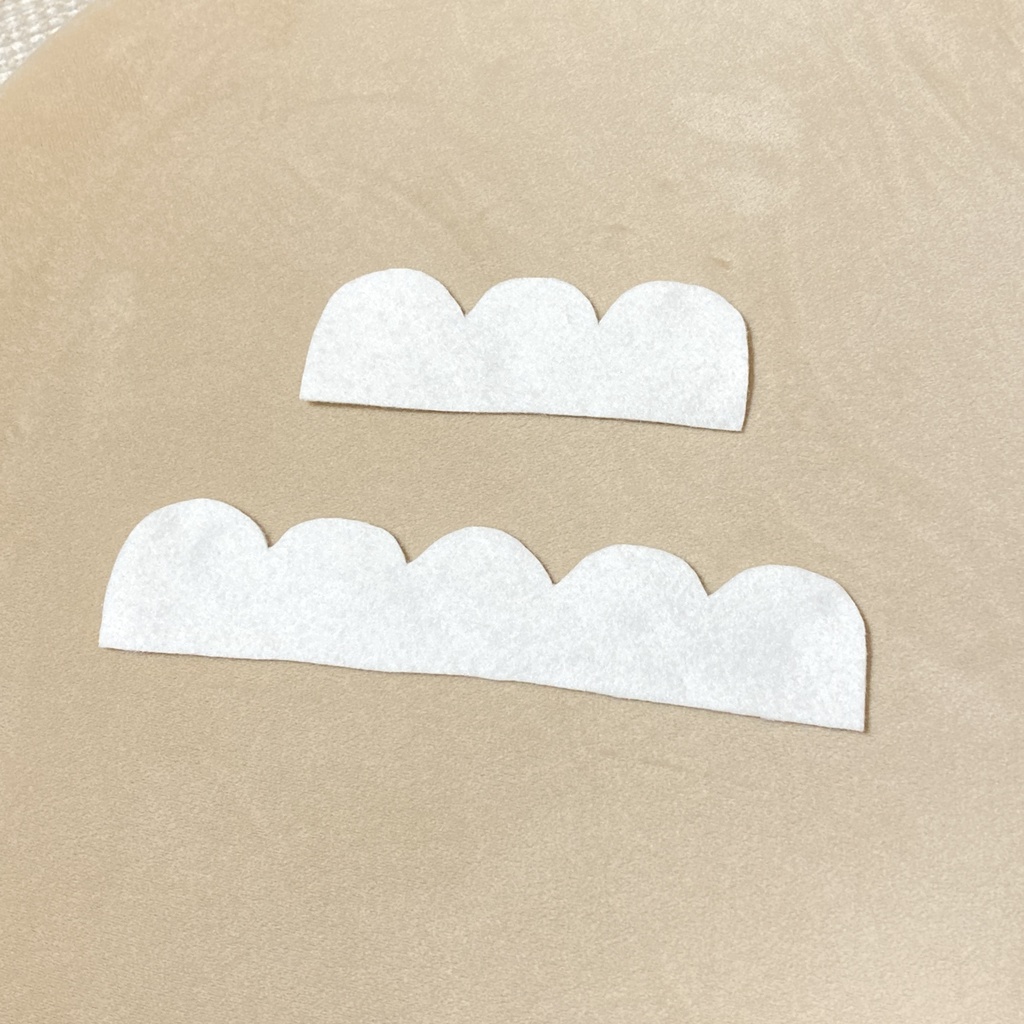 フリルスタイ&フリルパーツ型紙セット|ベビー用|A4原寸|ハンドメイド