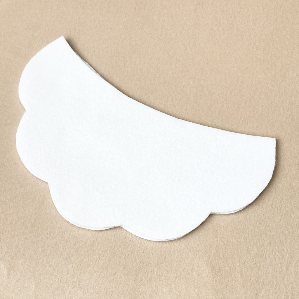 フリルスタイ&フリルパーツ型紙セット|ベビー用|A4原寸|ハンドメイド