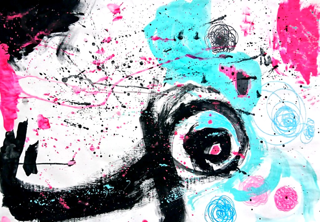 手描きオリジナルデザイントートバッグ