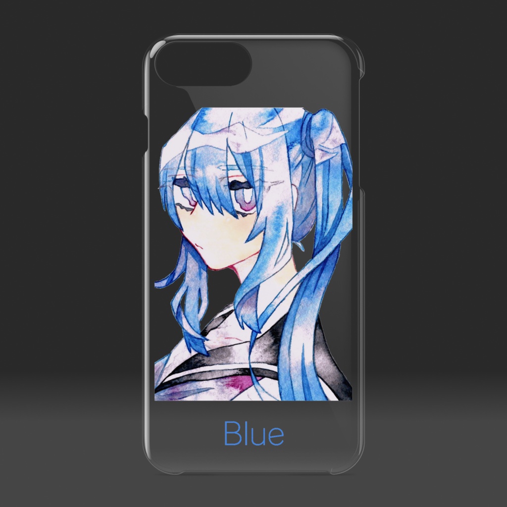 Blue… / クリアiPhoneケース