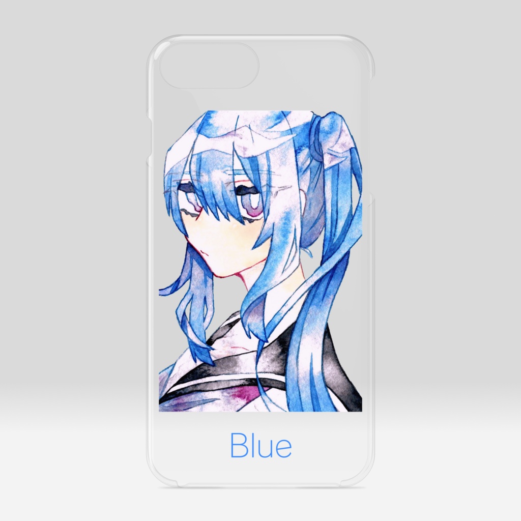 Blue… / クリアiPhoneケース